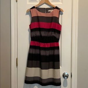 Loft striped dress, size xs